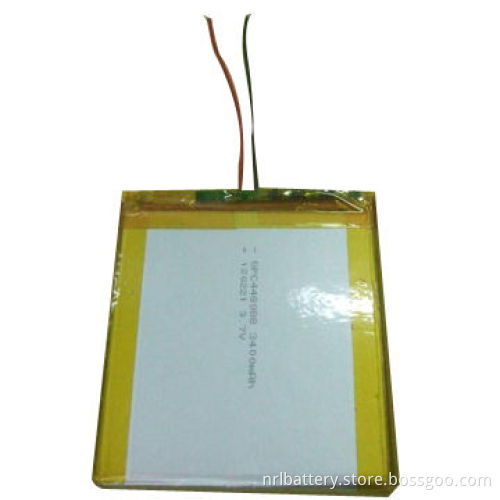 3.7V/3,400mAh Li-polymer Battery Pack for Medical Equipment, Machinery and Electronic Devices